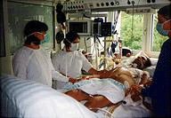 Arndt Nollert ungefhr einen Mont der Operation im Krankenhaus; Bild: WDR/privat